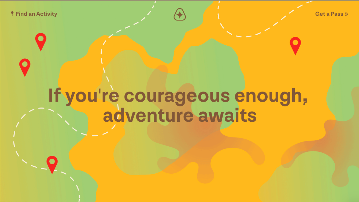 National Sparks — find an activity view on desktop.